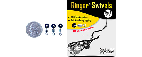 This is an image of the Ringer Swivels - Size 2 - 10 qty