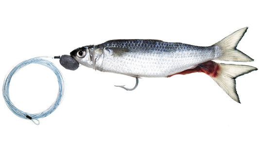 Pro-Series Tuna Rigged Single-Hook Silver Mullet