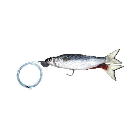 Pro-Series Tuna Rigged Single-Hook Silver Mullet